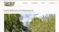 Desktop Screenshot of heiligenboesch.de