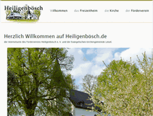 Tablet Screenshot of heiligenboesch.de